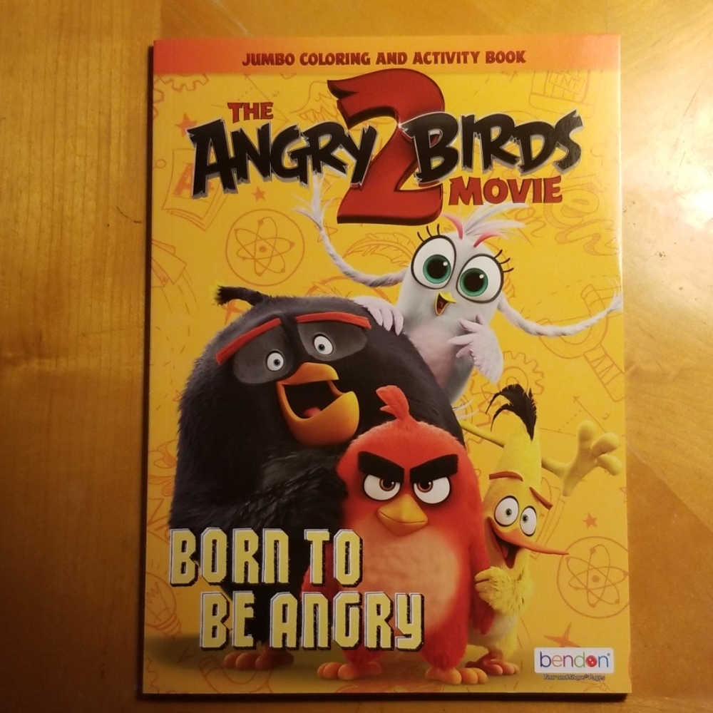 Angry birds 2 coloring/activity book!